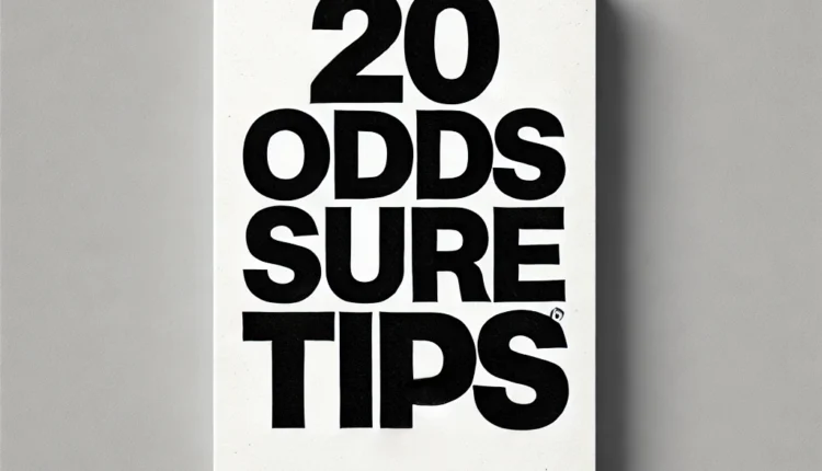 20 odds sure tips